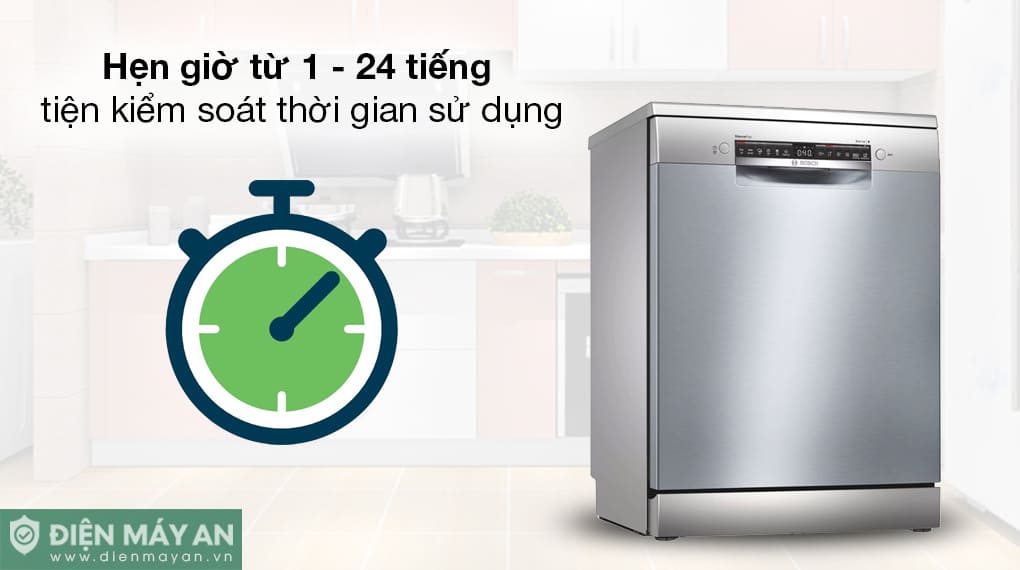 Máy rửa bát âm toàn phần Bosch Serie 4 SMV4HCX48E